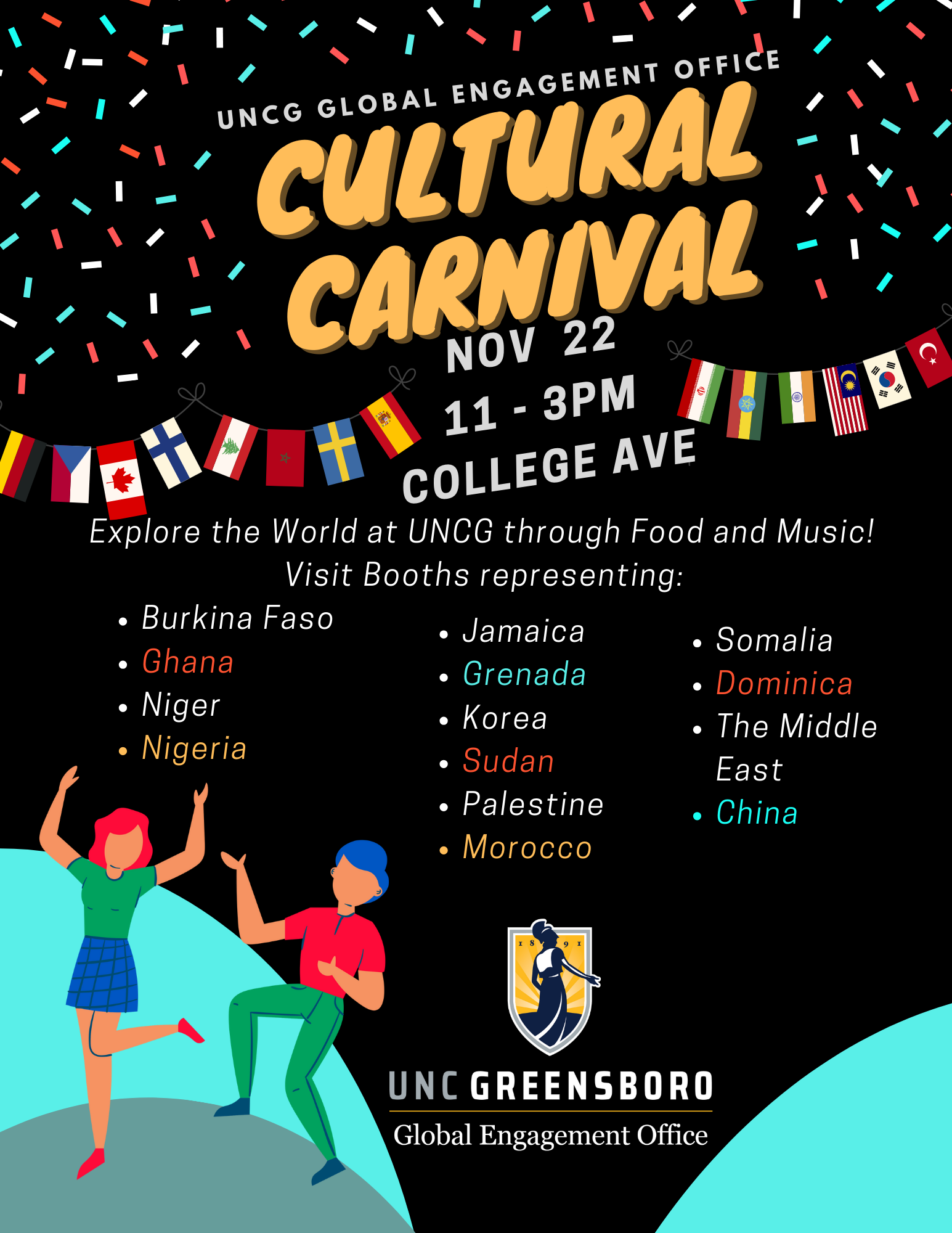 Visual graphic of event information of the text version in this row of the table.