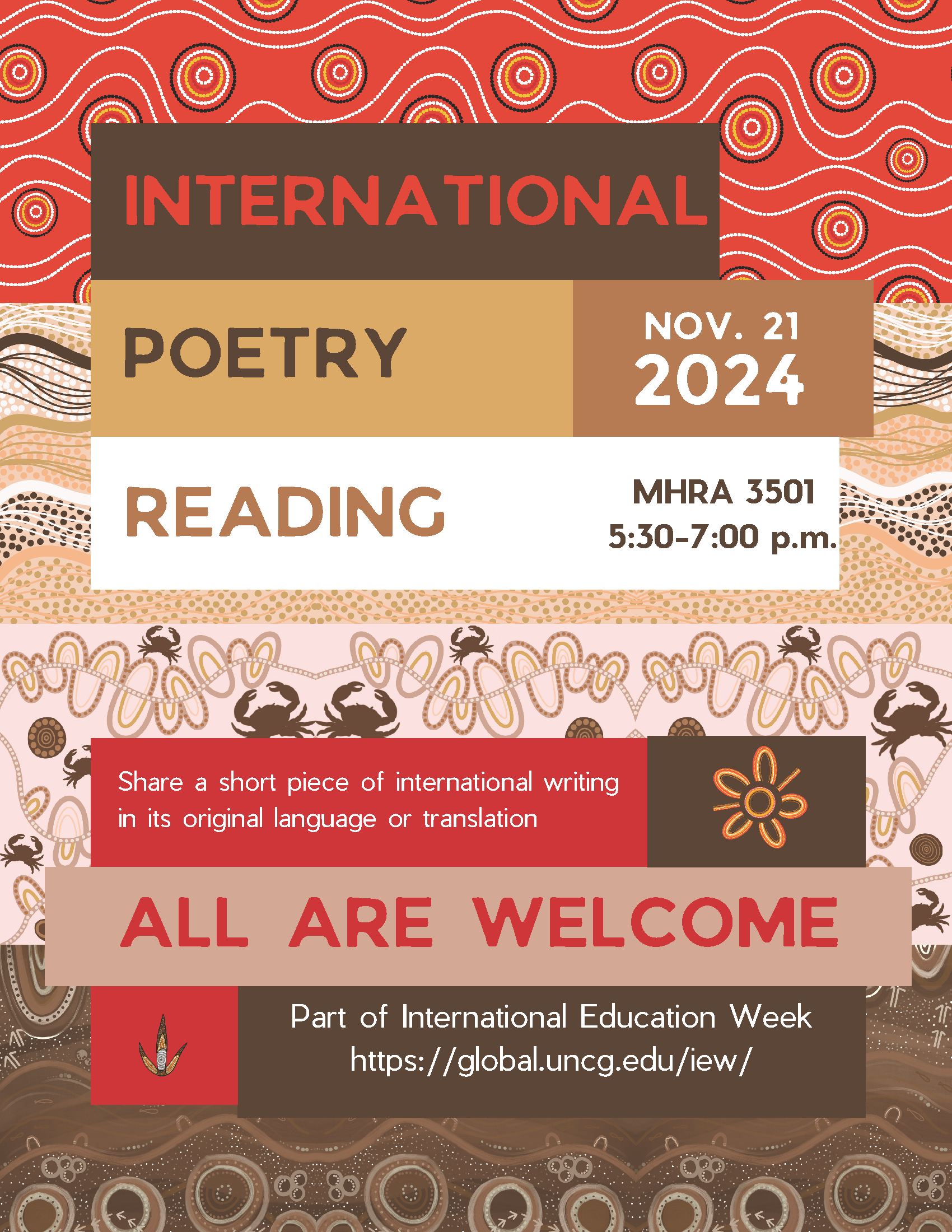 Vivid graphic format of event details