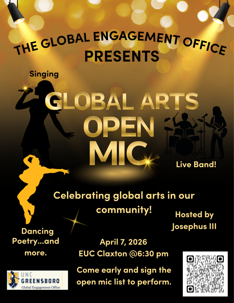 Global Arts Open Mic flyer